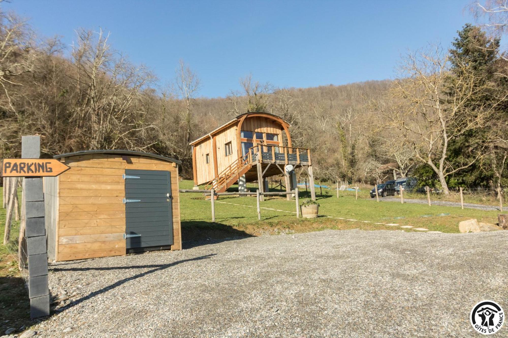 Gite Cabane Insolite Pyrenees Sauveterre-de-Comminges ภายนอก รูปภาพ