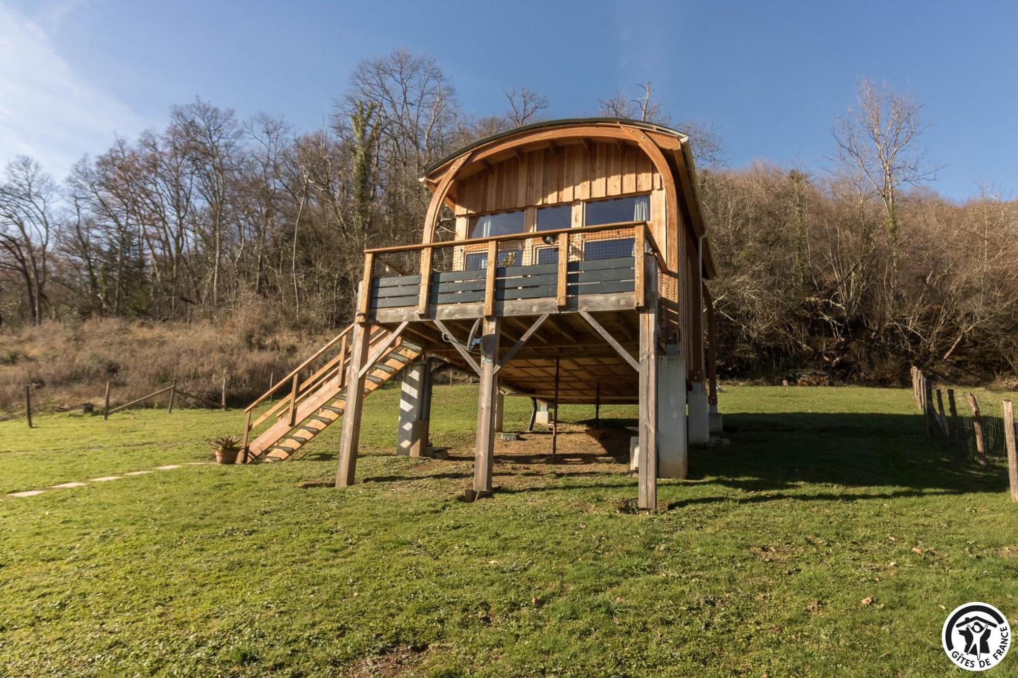 Gite Cabane Insolite Pyrenees Sauveterre-de-Comminges ภายนอก รูปภาพ